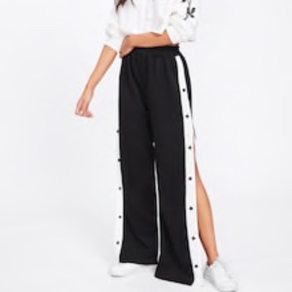Only 1 Left!! Side Button Tear Away Track Pant - Picture 4 of 6